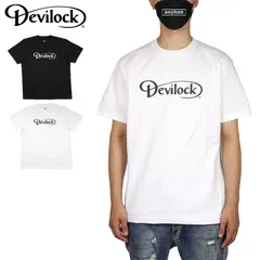デビロック Tシャツ DEVILOCK 半袖Tシャツ トップス メンズ レディース ブランド 大きいサイズ おしゃれ おすすめ 人気 黒 綿100% 黒 白 ストリート devilock004 M L XL XXLのサムネイル