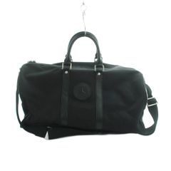 헌팅 월드 HUNTING WORLD 메르세데스 벤츠 Mercedes-Benz 보스턴백 숄더 2WAY 캔버스 가죽 블랙 블랙 ■GY11/MQ
