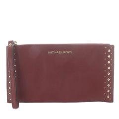 마이클 마이클 코스 Michael michael kors 파우치 펀칭 스터드 로고 가죽 보르도 35H7GTVW3L /YO5 ■GY18