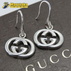 美品✨️ GUCCI インターロッキング ピアス 両耳 シルバー925 - メルカリ