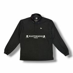 激レア　mastermind JAPAN　× マスターマインド十番　 ポロシャツ mastermind JAPAN × NEW ERA ラグビー長袖ポロシャツ 長袖 ポロシャツ