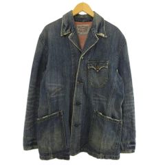 Levi's デニムカバーオール ショップコート L 赤タブ ピンク裏地