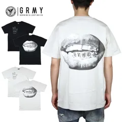 グライミー Tシャツ GRIMEY Tシャツ 半袖Tシャツ 綿100% メンズ レディース ブランド 大きいサイズ おしゃれ おすすめ 人気 黒 白 grimey25ss001 ブラック ホワイト M L XLのサムネイル