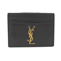 Yves Saint Laurent カードケース レザー ブラック 370778のサムネイル