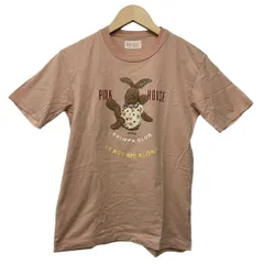 PINK HOUSE(ピンクハウス) 半袖Tシャツ サイズM レディース - ピンクベージュ×ブラウン×マルチ うさぎのサムネイル