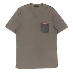 tamichin12様専用) プラダネイビー ポケット付き Tシャツ M - メルカリ