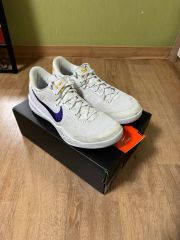 き*こ様 NIKE KOBE8 26.5㎝ ホワイト パープル コービー 美品 - メルカリ