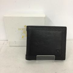 Radiant 黒 レザー マネークリップ 二つ折り財布 - メルカリ