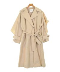 新品タグ付き　CADUNE ベージュ ノーカラートレンチコート 新品タグ付き CADUNE ベージュ ノーカラートレンチコート - メルカリ