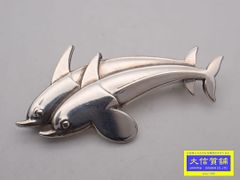ジョージジェンセン ブローチ イルカ SV925 317 シルバー925 - メルカリ