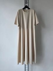 the9shop EVERYDAYdress ベージュ 半袖 ロングワンピース the9shop EVERYDAYdress ベージュ 半袖 ロングワンピース - メルカリ