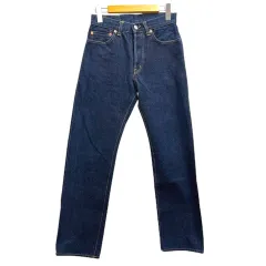 ハリウッドランチマーケット HOLLYWOOD RANCH MARKET デニム ジーンズ パンツ ボタンフライ ストレート 28/S インディゴブルーのサムネイル