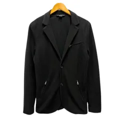 アルマーニエクスチェンジ A/X ARMANI EXCHANGE テーラードジャケット ブレザー センターベント 長袖 S 黒 ブラックのサムネイル