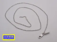 AGATHA アガタ AG925 シルバー ビーズチェーンネックレス 40cm 2.86g 中古A- 【送料無料】 C-9647【質屋出品】のサムネイル