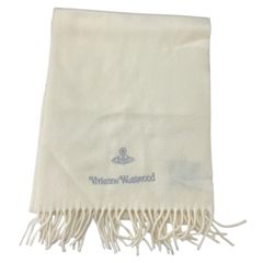 Vivienne Westwood ウールマフラー ホワイト - メルカリ