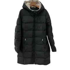 186005 訳アリ品 RALPH LAUREN ラルフローレン Mサイズ ボアフード ジャケット　コート ブラック レディースのサムネイル