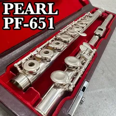 パール　フルート　PF-651R　インライン　リングキィ　頭部管銀製　シルバー　木管楽器　Pearl　Flute　SILVERのサムネイル