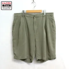 00s Tommy Bahama シルク 2タック ショートパンツ メンズ XLサイズ相当 ビッグサイズ オーバーサイズのサムネイル