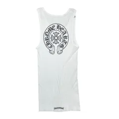 【中古】 CHROME HEARTS クロムハーツ ホースシュー タンクトップ ロゴ プリント メンズ レディース 26012561 AOのサムネイル