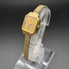 稼働セイコー クオーツ レディース腕時計ドレスウォッチ ゴールド
