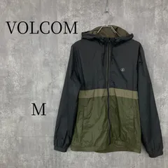 ボルコム VOLCOM マウンテンパーカー ナイロンジャケット ウインドブレーカー M グレー カーキ フード メッシュ 撥水 防風 スケボー ストリート アウトドア アウター メンズのサムネイル