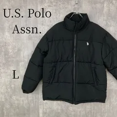ユーエスポロアッスン ジャケット L 黒 ブラック US POLO ASSN レディース アウター 中綿 ジャンパー ブルゾン ワンポイント 刺繍 ロゴ ゆるだぼ オーバーサイズ ストリート 秋 冬のサムネイル