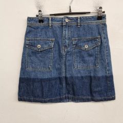 DENIM DUNGAREE デニムダンガリー パッチワークデニムスカート - メルカリ