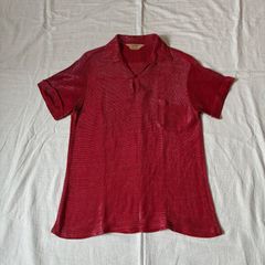 50s 60s National レーヨンシャツ プルオーバー 15 M - メルカリ