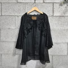 USA製 90s Diana marco シアー袖 ダブルテーラードジャケット - メルカリ