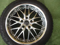 【中古】　送料込み　インターミラノ　ボルテック　215/50R17　スタッドレスタイヤSET　プリウスα　90系ノア　90系VOXYのサムネイル