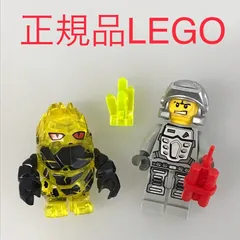 正規品 中古 LEGO レゴ パワーマイナーズ  ミニフィグ　ロックモンスター　2個　まとめ売り　おまけ付き N0-388 ※オールドレゴ　レックス　コンバスティックス　クリスタル　8188 361のサムネイル