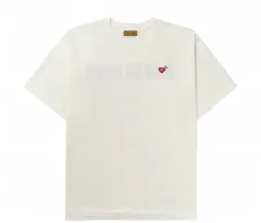 手数料込み 新品 HUMAN MADE Tシャツ Sサイズ ハート ロゴ 白のサムネイル