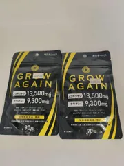 2点セット　GROW AGAIN ノコギリヤシ13,500mg ケラチン9,300mg 90粒 30日分　新日本ヘルス　... 6602525 4580755610540