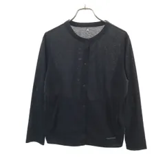 美品 mont-bell モンベル 長袖 WIC. カーディガン M チャコールブラック アウトドア レディース 古着のサムネイル