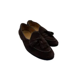RALPH LAUREN PURPLE LABEL スウェードタッセルローファー メンズ 27cm 茶系【中古】のサムネイル