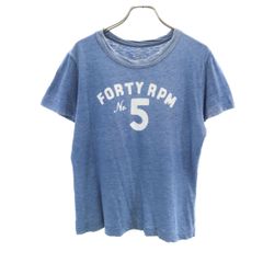 45R フォーティファイブアール ホリーグロゴプリント90845星Tシャツ