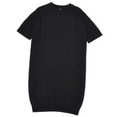 HERMES H柄 半袖ニットワンピース 36 ブラック - メルカリ
