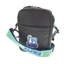エクストララージ XLARGE × FR2 エフアールツー コラボ Ripstop Shoulder Bag リップストップ ショルダー バッグ メンズバッグ ショルダーバッグ・メッセンジャーバッグ ブラック 103B-243のサムネイル