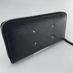 【極美品】Maison Margiela メゾンマルジェラ 4ステッチ カーフレザー ラウンドジップ 長財布 ブラック イタリア製のサムネイル