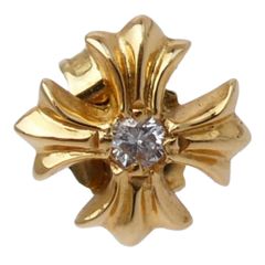 クロムハーツ22K STD CRSBL DIA 22K ピアス - メルカリ