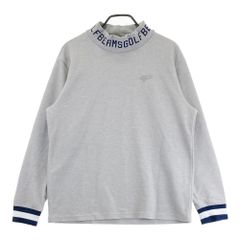 サイズ：0 NEW BALANCE GOLF ニューバランス 2025年モデル 裏起毛 ハイネック 長袖Tシャツ ロゴ総柄 グレー系 [240101704217] ゴルフウェア レディース ストスト サイズ：0 NEW BALANCE GOLF ニューバランス 2025年モデル 裏起毛