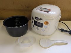 ROOMMATE コンパクト炊飯ジャー TDP-001K ホワイト 3合動作OK - メルカリ