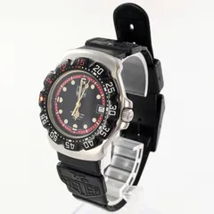 TAG HEUER タグホイヤー フォーミュラ WA1214 QZ/シリコン ブラック文字盤 メンズ腕時計 稼動品【QG-156】のサムネイル
