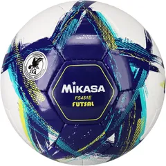 ミカサ MIKASA フットサル フットサル4号手縫い OrgestA 検定球 青 ブルー フットサル 日本サッカー協会検定 検定球4号 大会試合球 一般社団法人日本フットサル連盟  FS451EBL ブルーのサムネイル