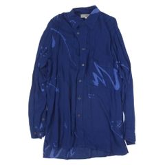 LOEWE ロエベ リネン100% シャツ インディゴ オーバーサイズ - メルカリ