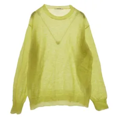 AURALEE オーラリー 25SS A25SP02FG Kid Mohair Sheer Knit P/O キッドモヘア シアー ニット プルオーバー ライトグリーン系 4【中古】のサムネイル