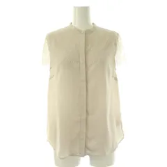 ナチュラルビューティーベーシック NATURAL BEAUTY BASIC 23SS レースケープブラウス M グレージュ /DO ■OS