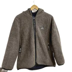 カンゴール KANGOL ボアジャケット 上着 M 茶 ブラウン フード付き ジップアップ 長袖 /ST ■ECA004のサムネイル
