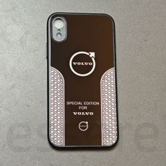 iPhoneXR 케이스 볼보 스마트폰 케이스 아이폰 케이스 내충격 유리 케이스 하드 케이스 블랙