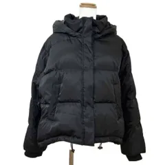 アズールバイマウジー AZUL by moussy 中綿ジャケット 上着 M 黒 ブラック フード付き 長袖 無地 /KM ■ECA004のサムネイル